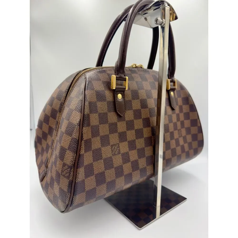 Louis Vuitton Ribera MM Damier Ebene Canvas Handbag Satchel N41434 In USA